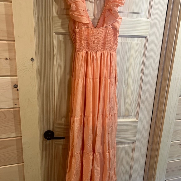 SHEIN Orange Maxi Dress - Picture 3 of 3